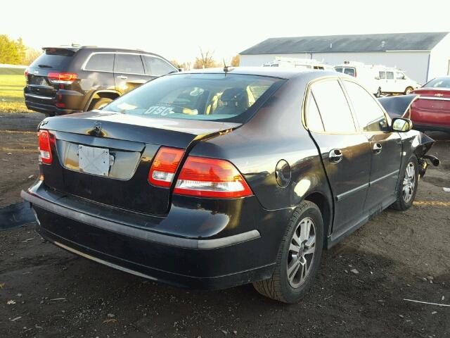 YS3FD49Y971123145 - 2007 SAAB 9-3 2.0T BLACK photo 4