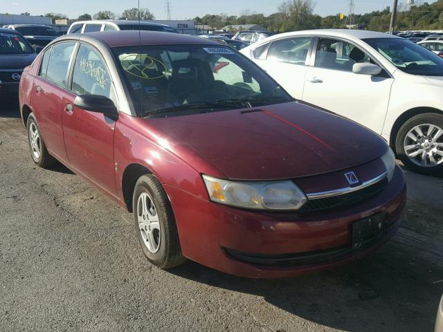 1G8AG52F94Z134466 - 2004 SATURN ION LEVEL MAROON photo 1