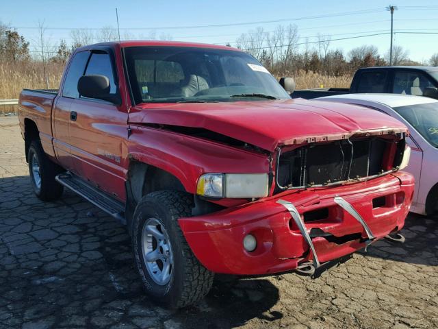 3B7HF13Z51G200399 - 2001 DODGE RAM 1500 RED photo 1