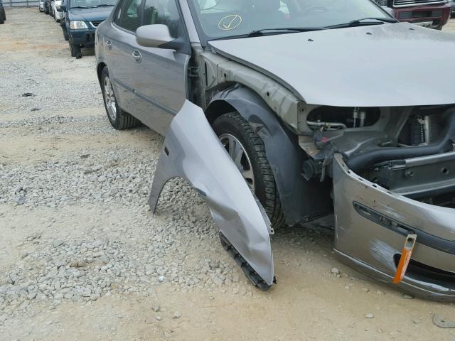 YS3FD49Y661033529 - 2006 SAAB 9-3 BASE GRAY photo 9