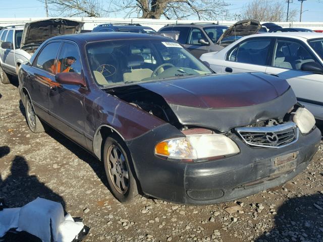 1YVGF22C4Y5104466 - 2000 MAZDA 626 ES MAROON photo 1