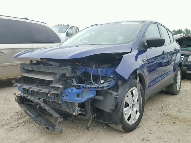 1FMCU0F73EUA93422 - 2014 FORD ESCAPE S BLUE photo 2