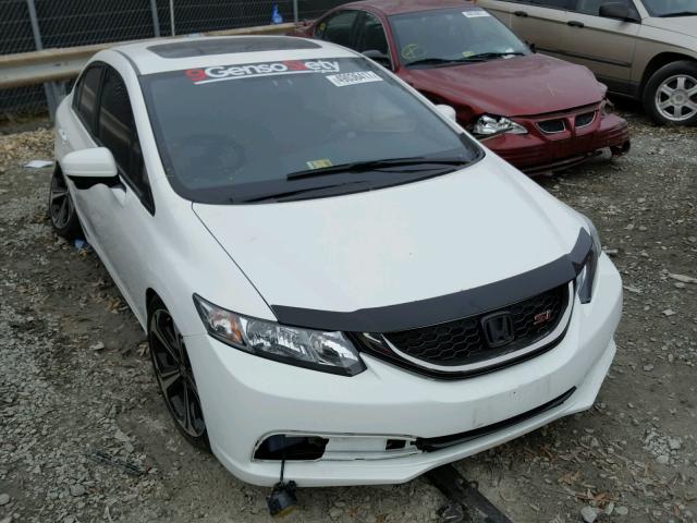 2HGFB6E53FH708048 - 2015 HONDA CIVIC SI WHITE photo 1