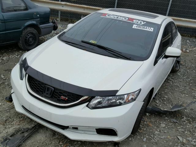 2HGFB6E53FH708048 - 2015 HONDA CIVIC SI WHITE photo 2