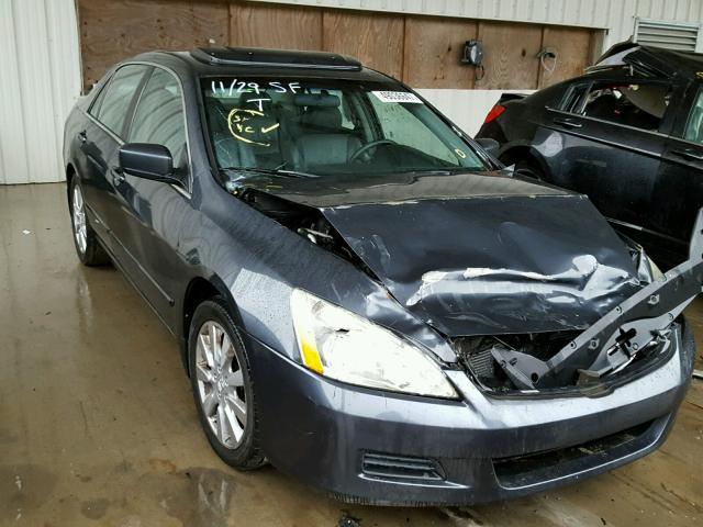 1HGCM66566A054981 - 2006 HONDA ACCORD EX BLUE photo 1