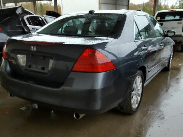 1HGCM66566A054981 - 2006 HONDA ACCORD EX BLUE photo 4