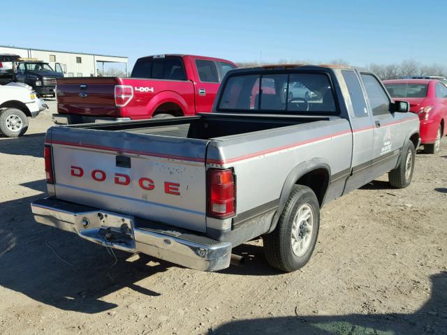 1B7FL23X5PS267073 - 1993 DODGE DAKOTA GRAY photo 4