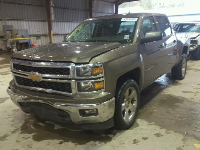 3GCPCREC8EG139096 - 2014 CHEVROLET SILVERADO BROWN photo 2