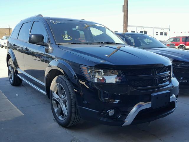 3C4PDCGB8HT676433 - 2017 DODGE JOURNEY CR BLACK photo 1