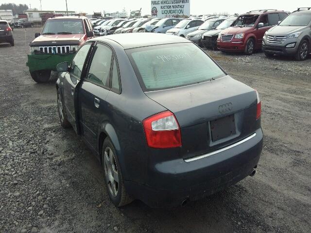 WAULC68EX4A169480 - 2004 AUDI A4 1.8T QU GRAY photo 3