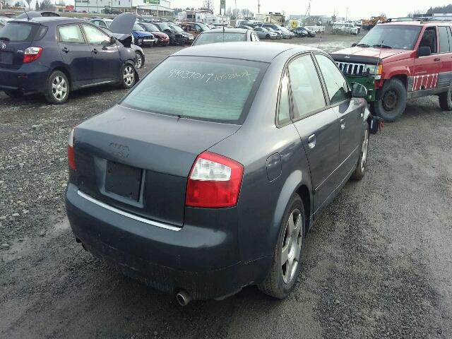 WAULC68EX4A169480 - 2004 AUDI A4 1.8T QU GRAY photo 4