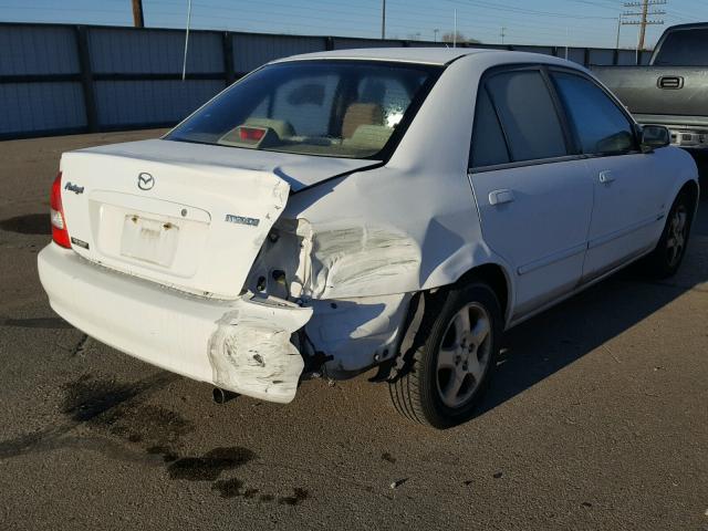 JM1BJ225420555689 - 2002 MAZDA PROTEGE DX WHITE photo 4