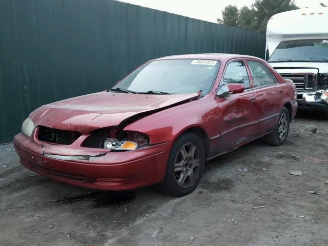 1YVGF22F2Y5153532 - 2000 MAZDA 626 ES RED photo 2