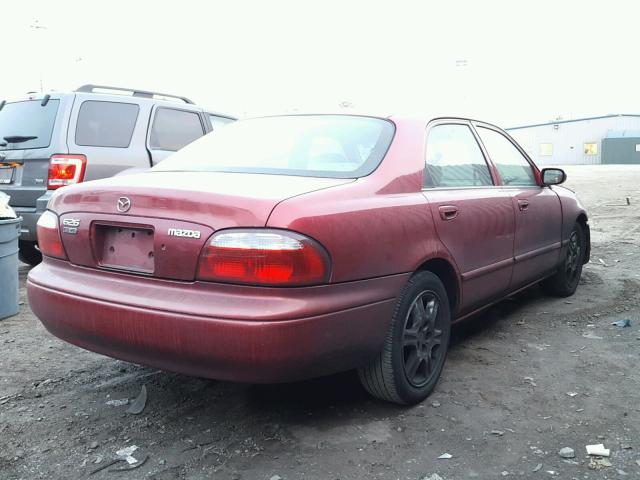 1YVGF22F2Y5153532 - 2000 MAZDA 626 ES RED photo 4