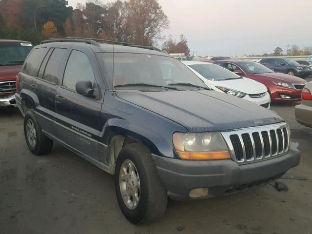 1J4GX48S41C696556 - 2001 JEEP GRAND CHER BLUE photo 1