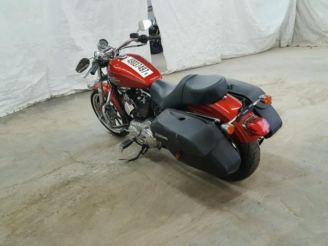 1HD1LL328EC437419 - 2014 HARLEY-DAVIDSON XL1200 T RED photo 3