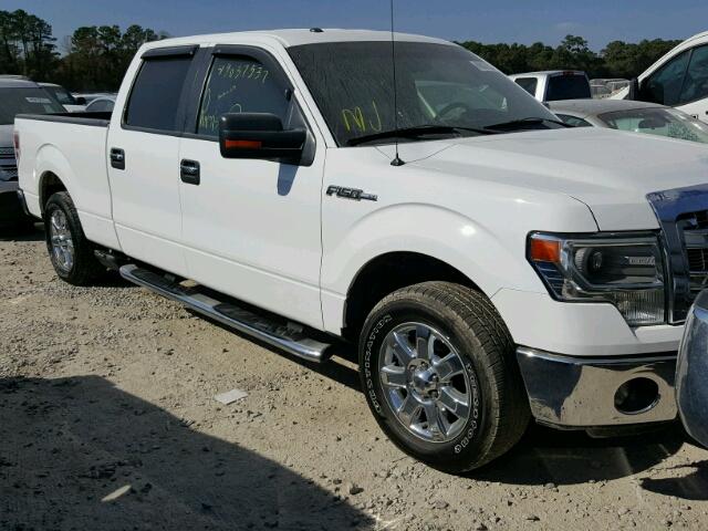 1FTFW1CF8EKF19159 - 2014 FORD F150 SUPER WHITE photo 1