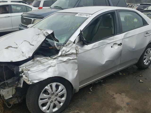 KNAFU4A24B5412690 - 2011 KIA FORTE EX SILVER photo 10