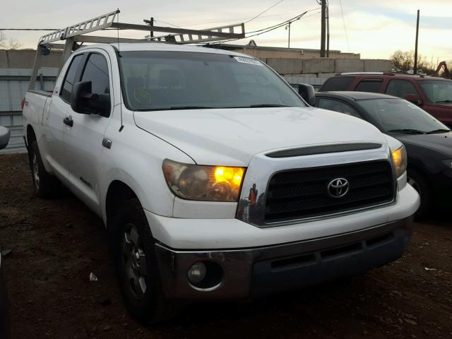 5TFRV54158X046001 - 2008 TOYOTA TUNDRA DOU WHITE photo 1