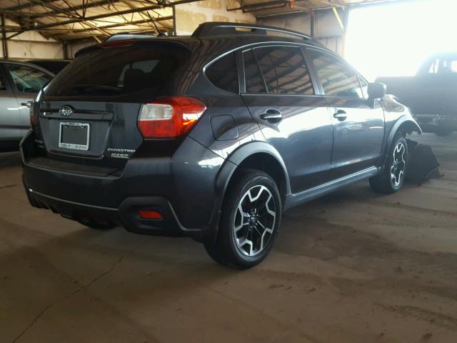 JF2GPABC3HG276555 - 2017 SUBARU CROSSTREK GRAY photo 4