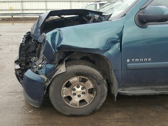 1GNFK13027R117887 - 2007 CHEVROLET TAHOE K150 BLUE photo 9