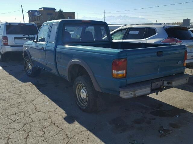 1FTCR15U8VPB27971 - 1997 FORD RANGER SUP TURQUOISE photo 3