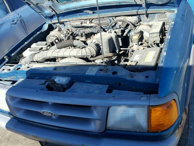 1FTCR15U8VPB27971 - 1997 FORD RANGER SUP TURQUOISE photo 7