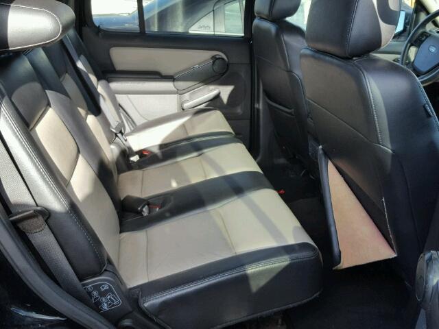 1FMEU73E58UB05451 - 2008 FORD EXPLORER X BLACK photo 6