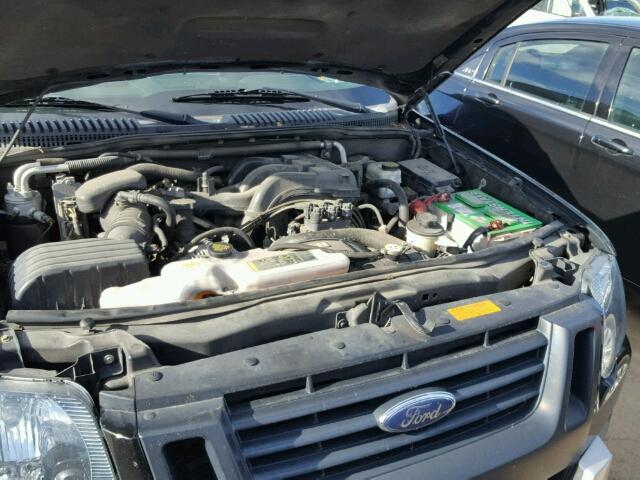 1FMEU73E58UB05451 - 2008 FORD EXPLORER X BLACK photo 7