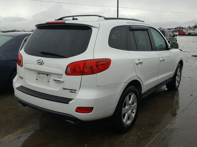 5NMSH13E87H117415 - 2007 HYUNDAI SANTA FE S WHITE photo 4