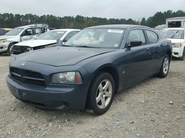 2B3KA43G98H288180 - 2008 DODGE CHARGER BLUE photo 2