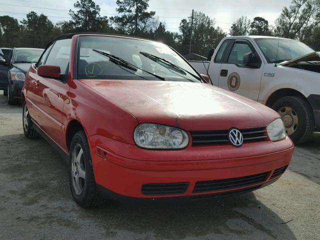 3VWCC21V1YM808017 - 2000 VOLKSWAGEN CABRIO GL RED photo 1