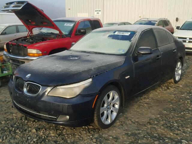 WBANV93508CZ64561 - 2008 BMW 535 XI BLUE photo 2