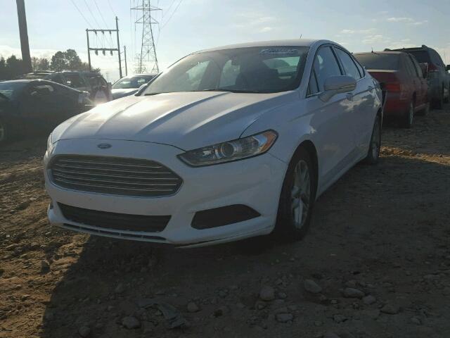 3FA6P0H7XER159211 - 2014 FORD FUSION SE WHITE photo 2