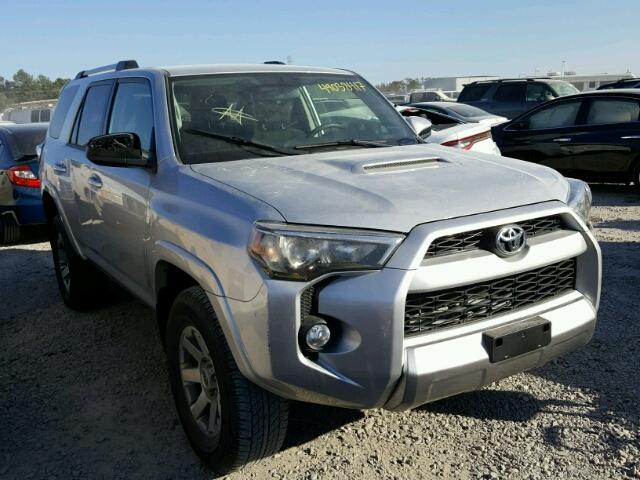 48EBU5JR8G5364974 - 2016 TOYOTA 4RUNNER SR SILVER photo 1