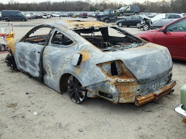 1HGCS12739A020131 - 2009 HONDA ACCORD EX BURN photo 3