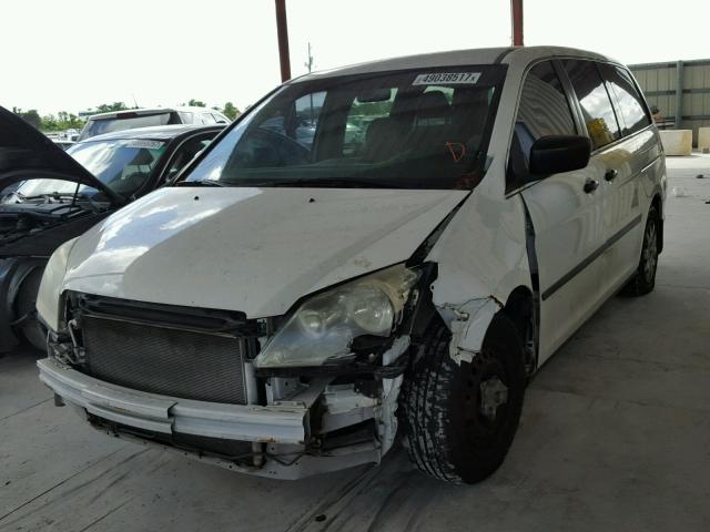 5FNRL38297B003867 - 2007 HONDA ODYSSEY LX WHITE photo 2