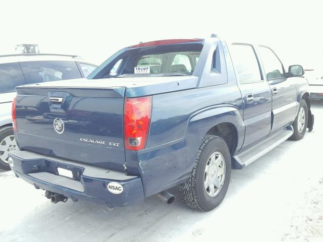 3GYEK62N35G284653 - 2005 CADILLAC ESCALADE E BLUE photo 4