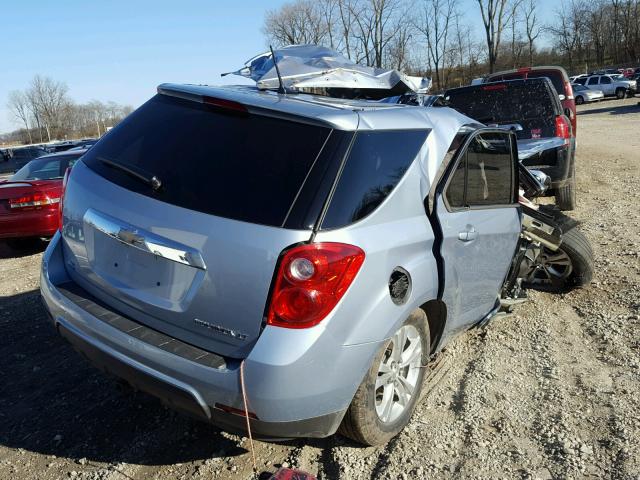 2GNALBEK0E6291168 - 2014 CHEVROLET EQUINOX LT BLUE photo 4