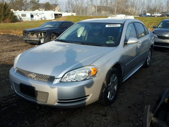 2G1WB5E38C1109425 - 2012 CHEVROLET IMPALA LT SILVER photo 2