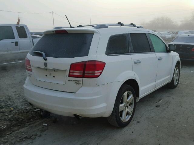 3D4GH67V59T563849 - 2009 DODGE JOURNEY R/ WHITE photo 4