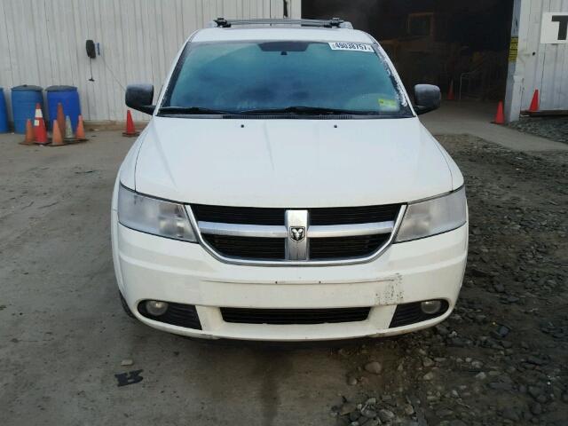 3D4GH67V59T563849 - 2009 DODGE JOURNEY R/ WHITE photo 9