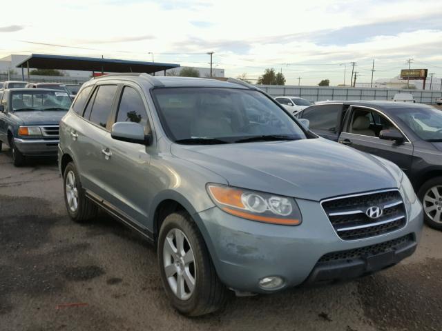 5NMSH13E18H170877 - 2008 HYUNDAI SANTA FE S BLUE photo 1