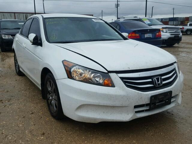 1HGCP2F62CA067781 - 2012 HONDA ACCORD SE WHITE photo 1