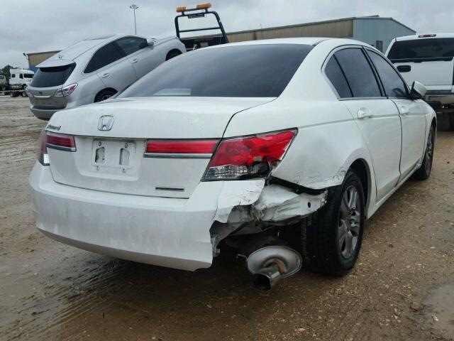 1HGCP2F62CA067781 - 2012 HONDA ACCORD SE WHITE photo 4