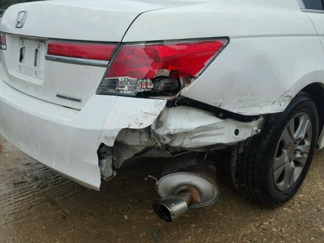 1HGCP2F62CA067781 - 2012 HONDA ACCORD SE WHITE photo 9