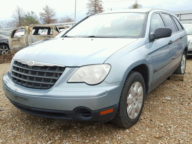 2A8GM48L48R659220 - 2008 CHRYSLER PACIFICA L GREEN photo 2