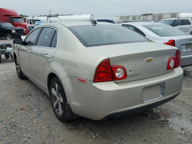 1G1ZC5E09CF117767 - 2012 CHEVROLET MALIBU 1LT GOLD photo 3