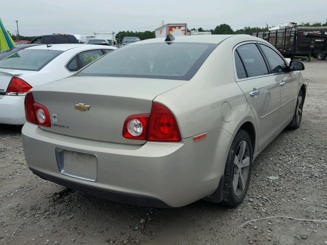 1G1ZC5E09CF117767 - 2012 CHEVROLET MALIBU 1LT GOLD photo 4