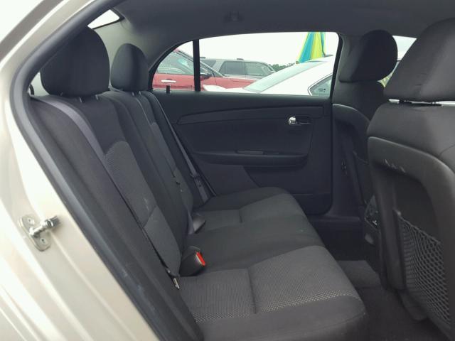 1G1ZC5E09CF117767 - 2012 CHEVROLET MALIBU 1LT GOLD photo 6